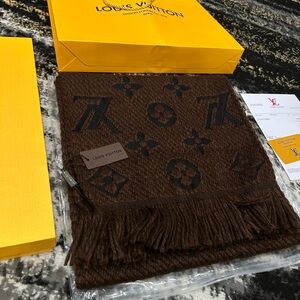 Louis Vuitton Dark Brown Monogram Shawl